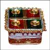 Gold coated silver Kumkum Barina - Click here to View more details about this Product